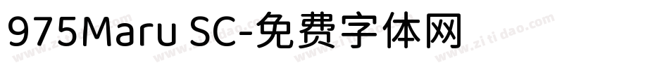 975Maru SC字体转换